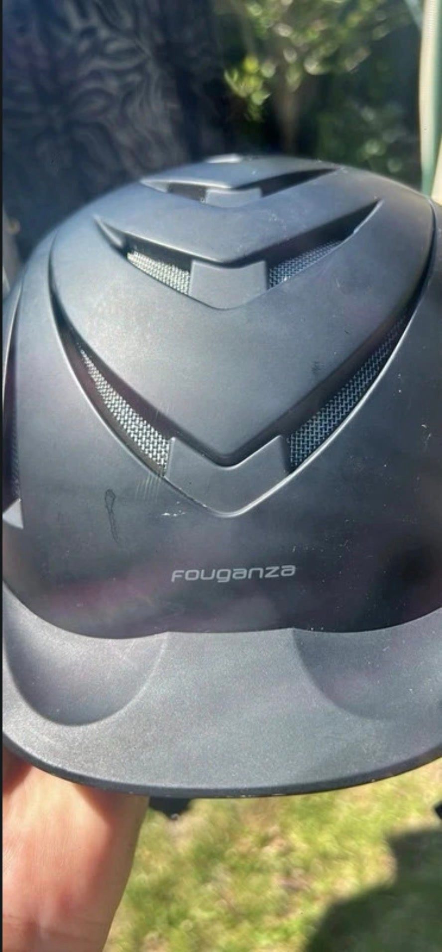Casque équitation fouganza noir, média 2