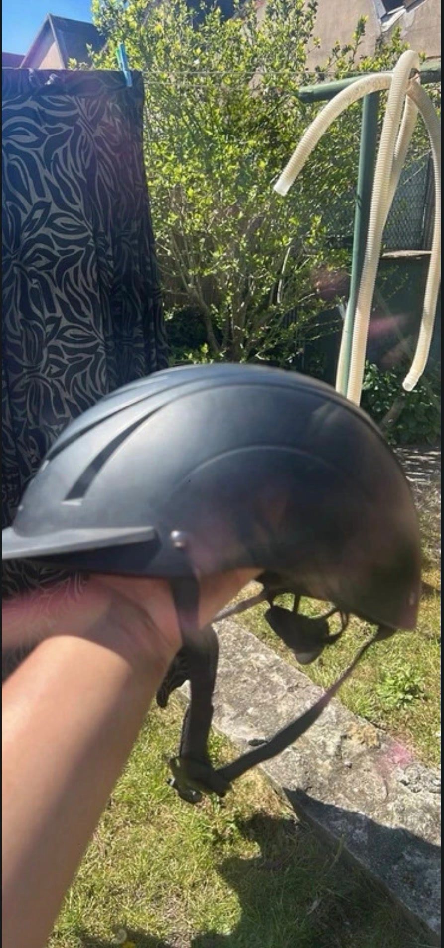 Casque équitation fouganza noir, média 3