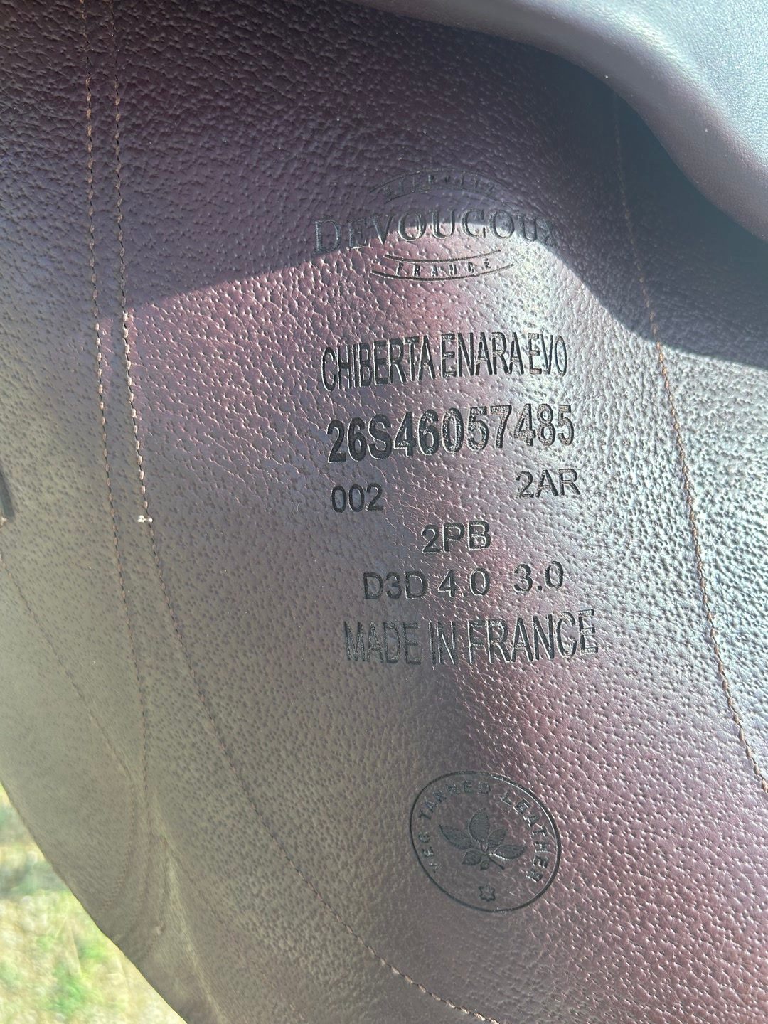 Selle CHIBERTA ENARA EVO  état impeccable, média 5