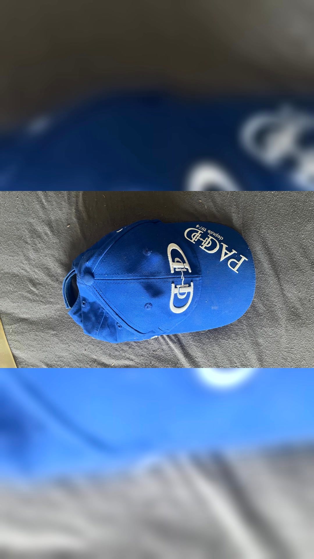 Casquette padd bleu, média 3