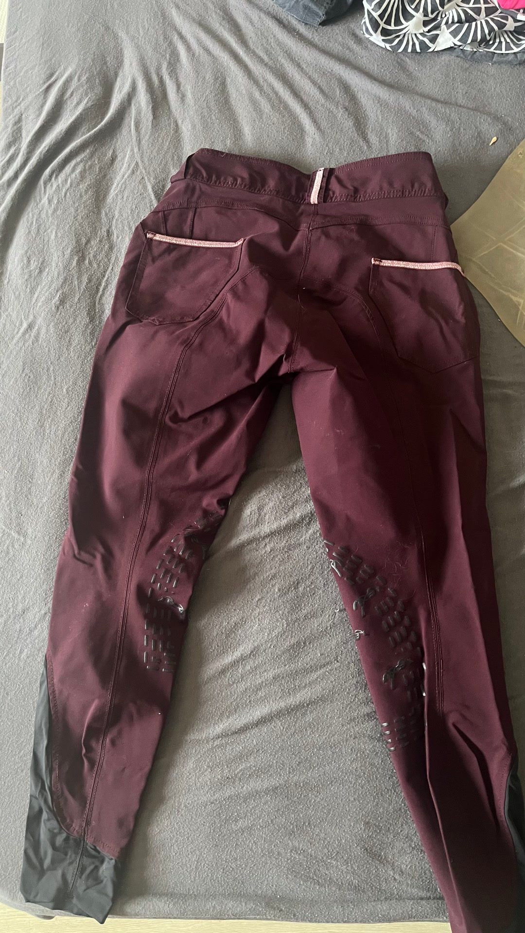 Pantalon Pénélope prune, média 4