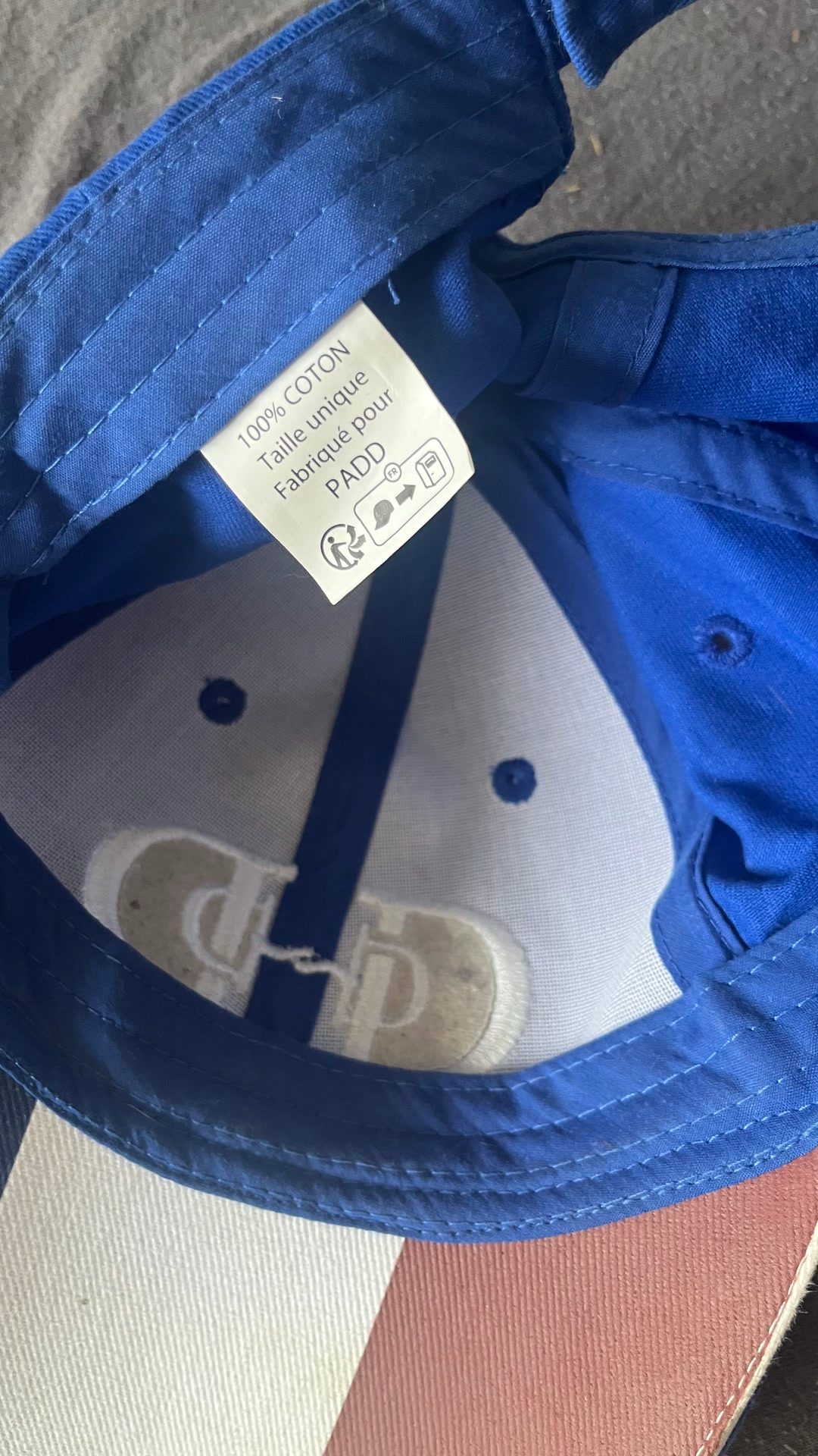Casquette padd bleu, média 2