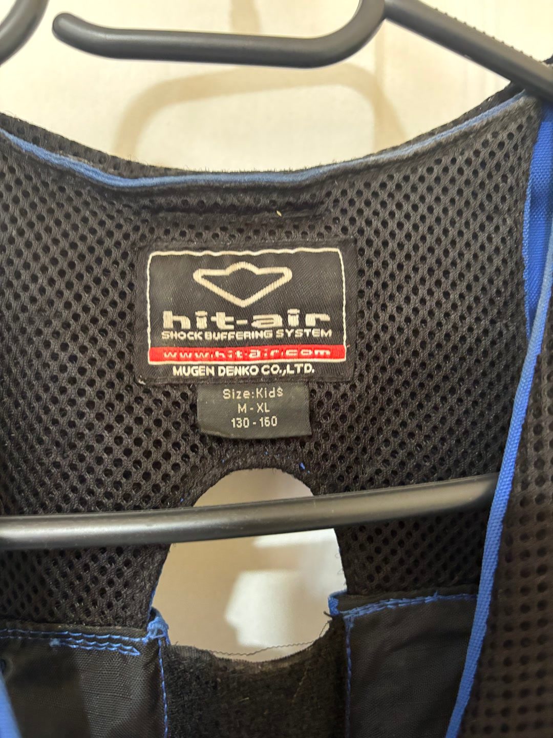 Gilet air bag Hit Air bleu roi taille Kids M-XL, média 3