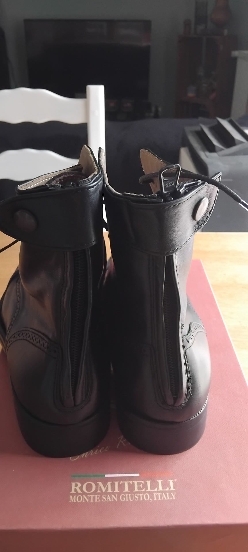 Boots cuir T38, média 2