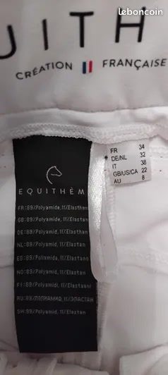Pantalon de concours xs, média 5
