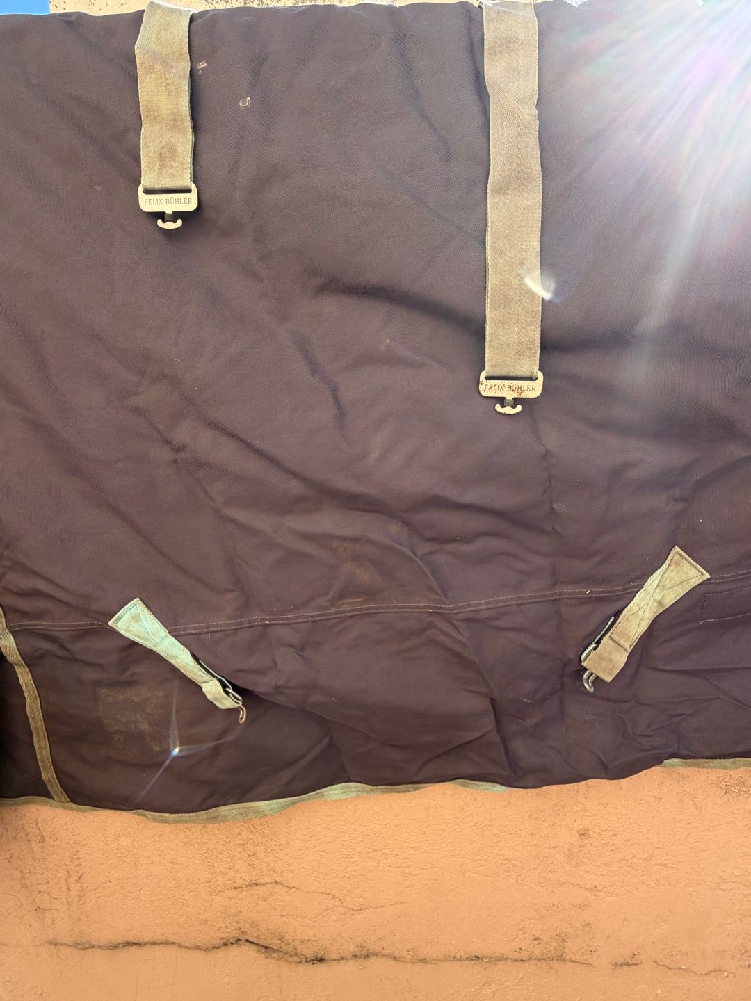 Couverture Félix Bühler 400 g avec couvre-cou, 145 cm, média 7