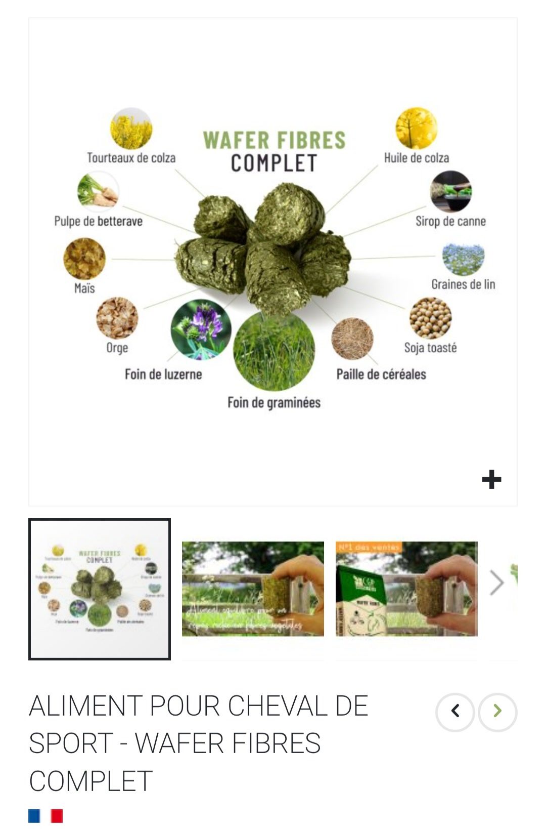 Aliment cheval - Wafer Fibres Complet, média 2