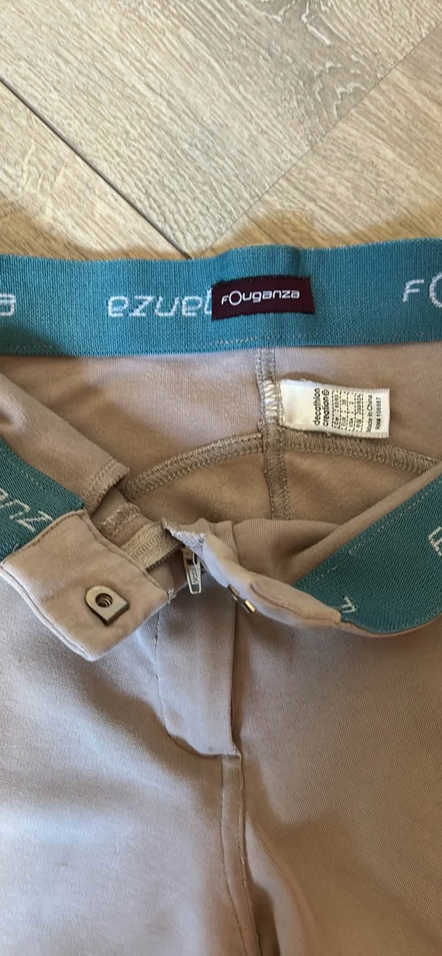 PANTALON D’ÉQUITATION  🐴 FOUGAZAN Taille 36 Beige, média 3