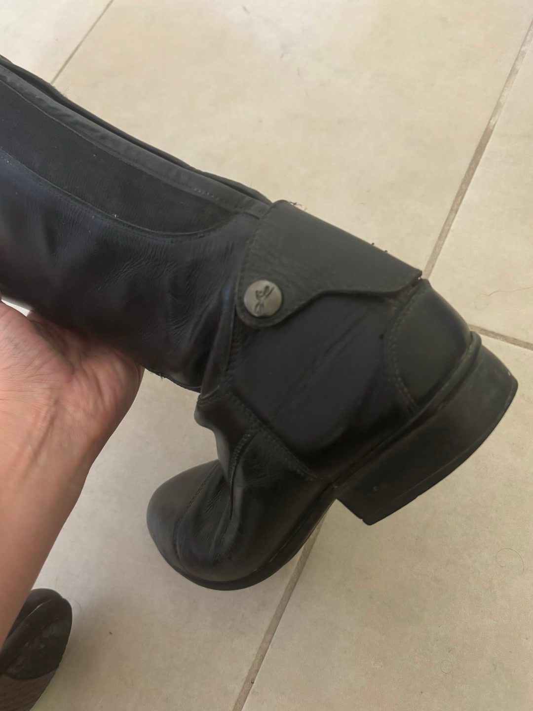 Bottes cuir Equitheme 40, média 4
