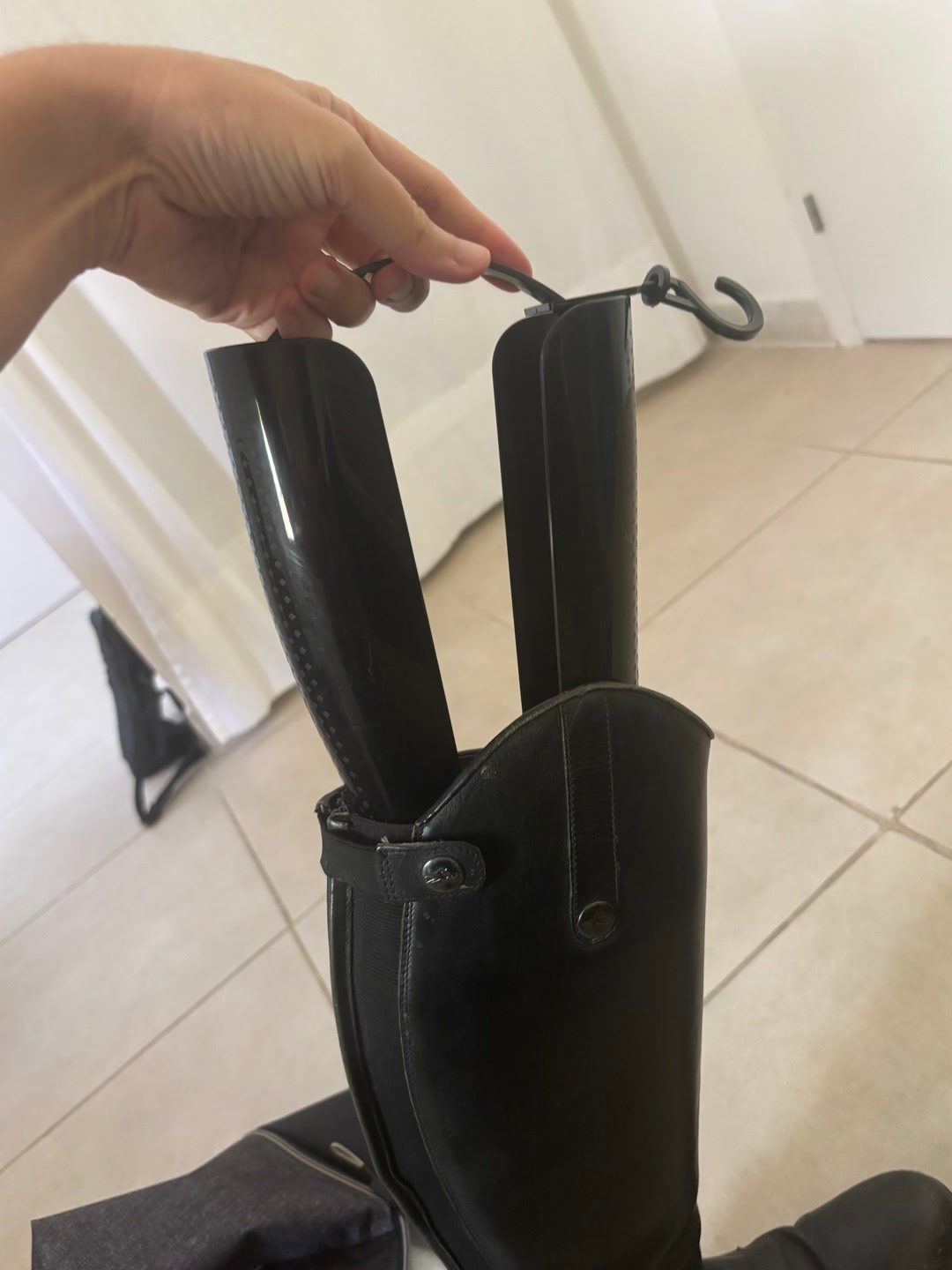 Bottes cuir Equitheme 40, média 5