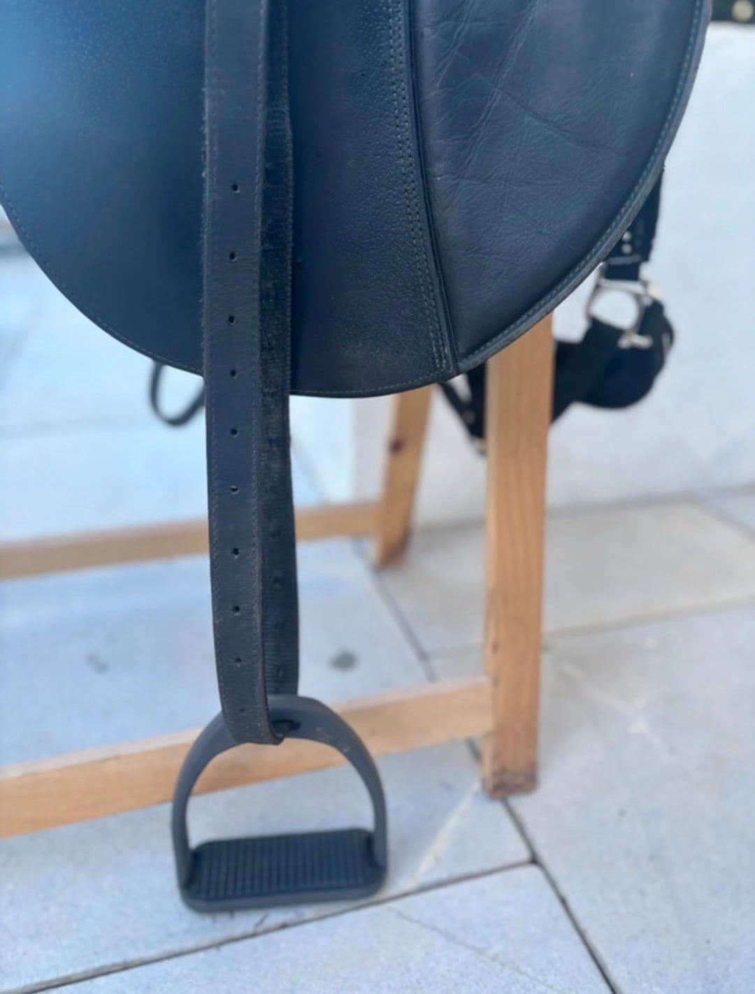 Selle de cheval 19 pouces, média 7