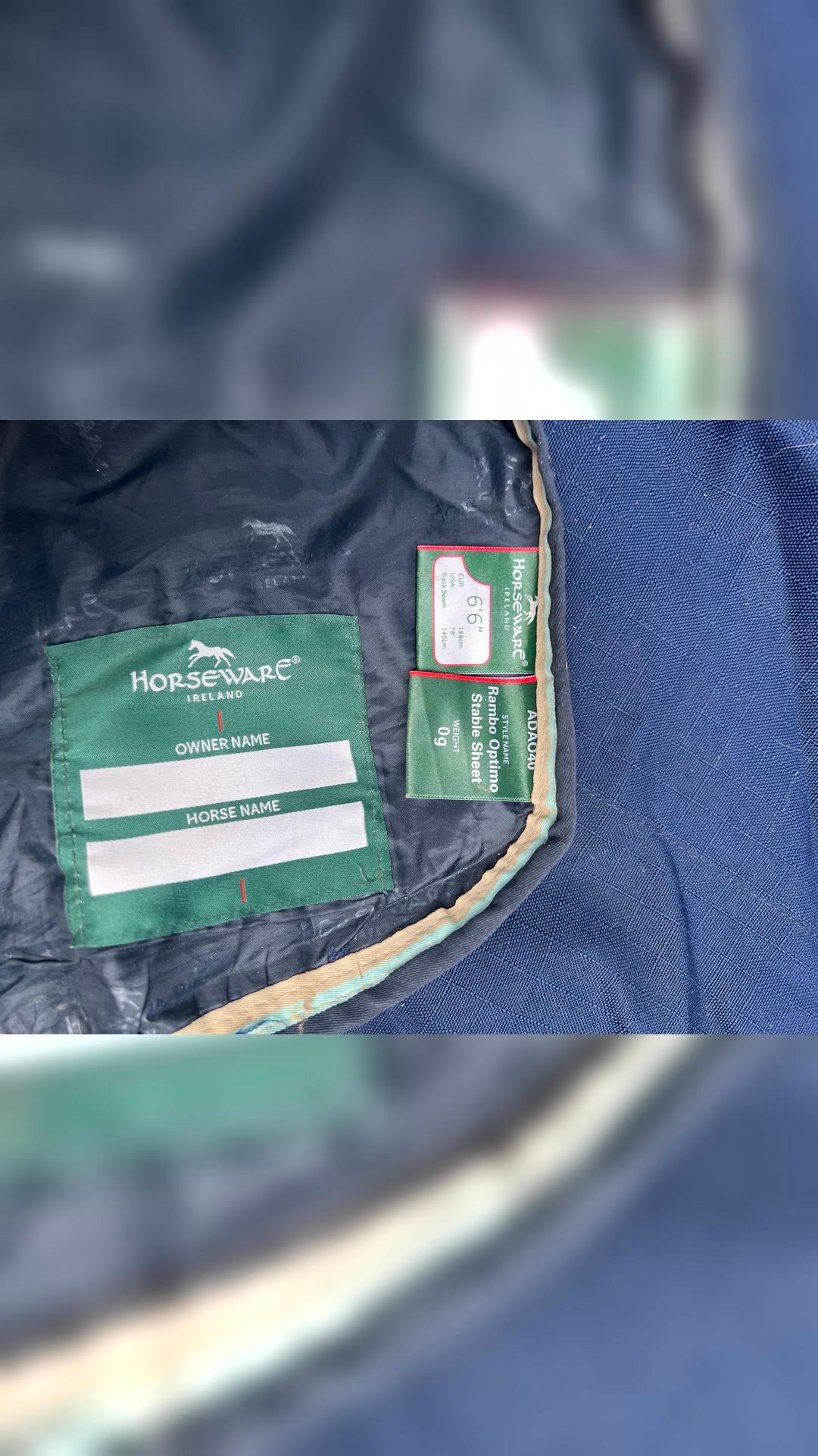 Chemise 6.6 0g horseware, média 3