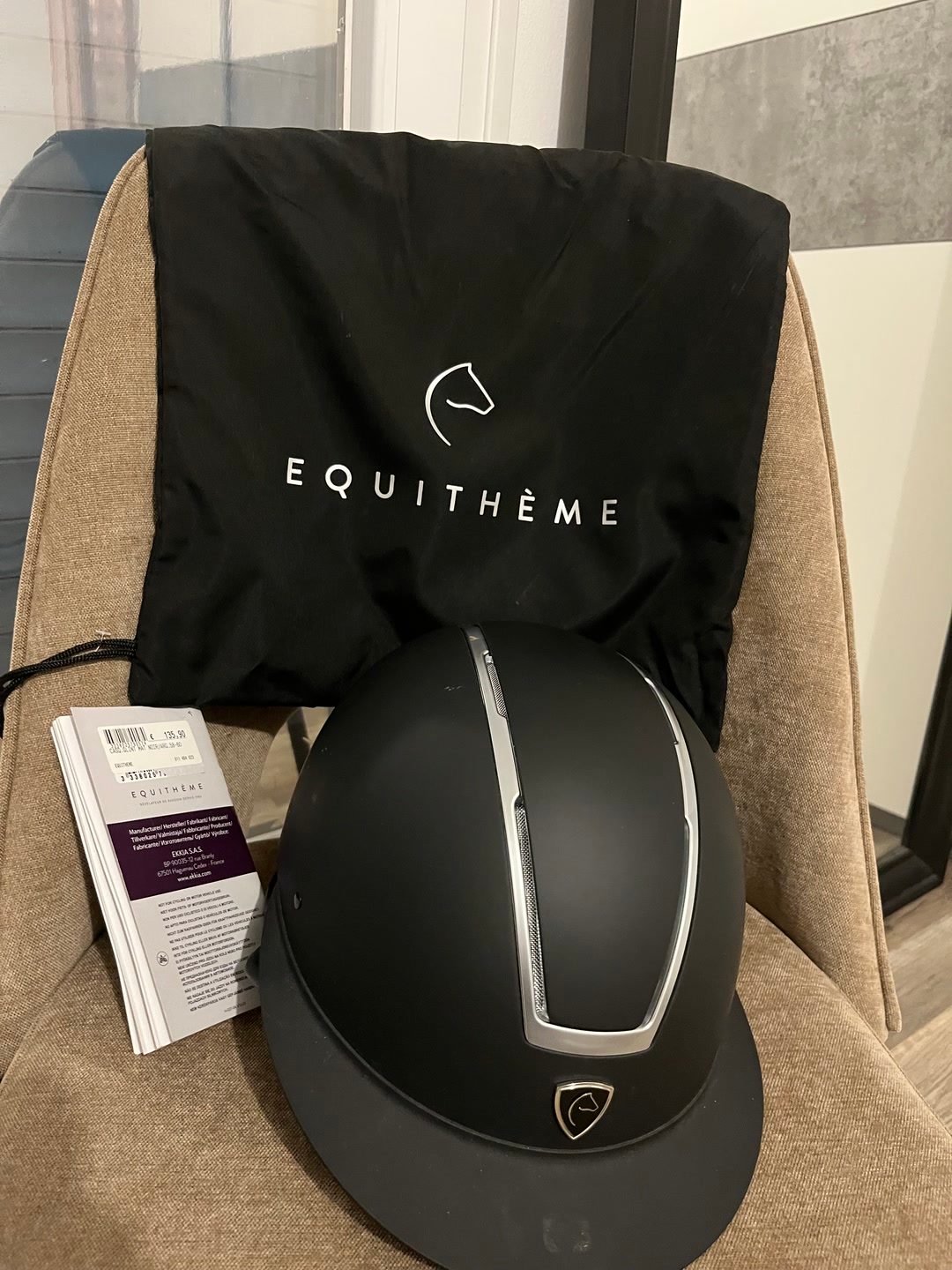 Casque  equitheme, média 5