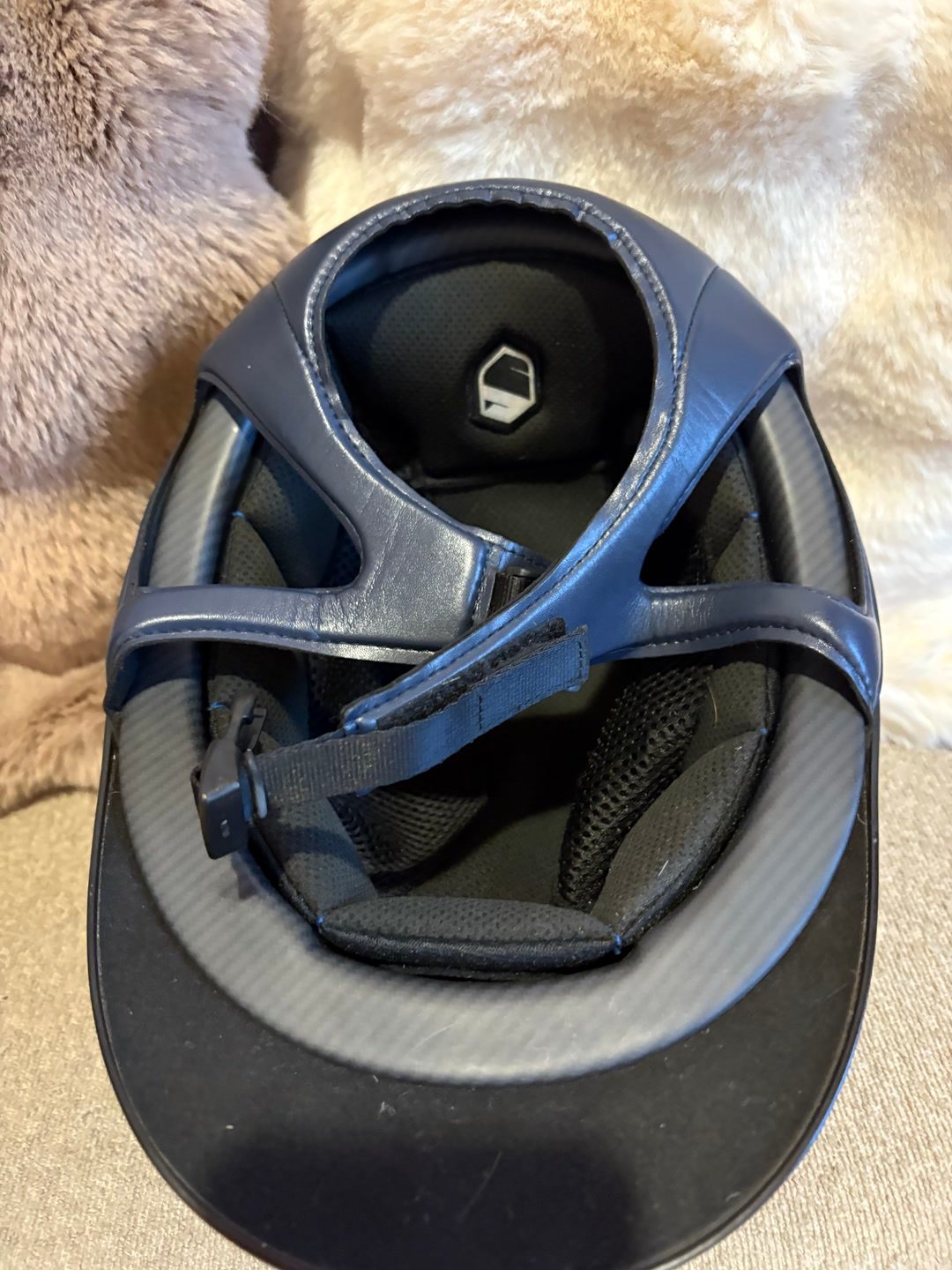 Casque Samshield bleu avec Swarovski, média 2