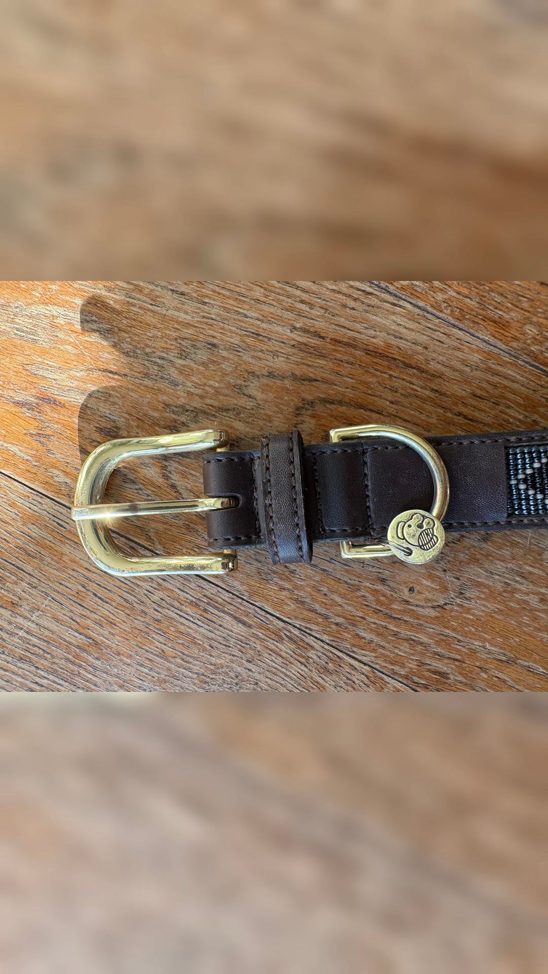 Collier pour chien Kentucky en cuir et perles, média 6