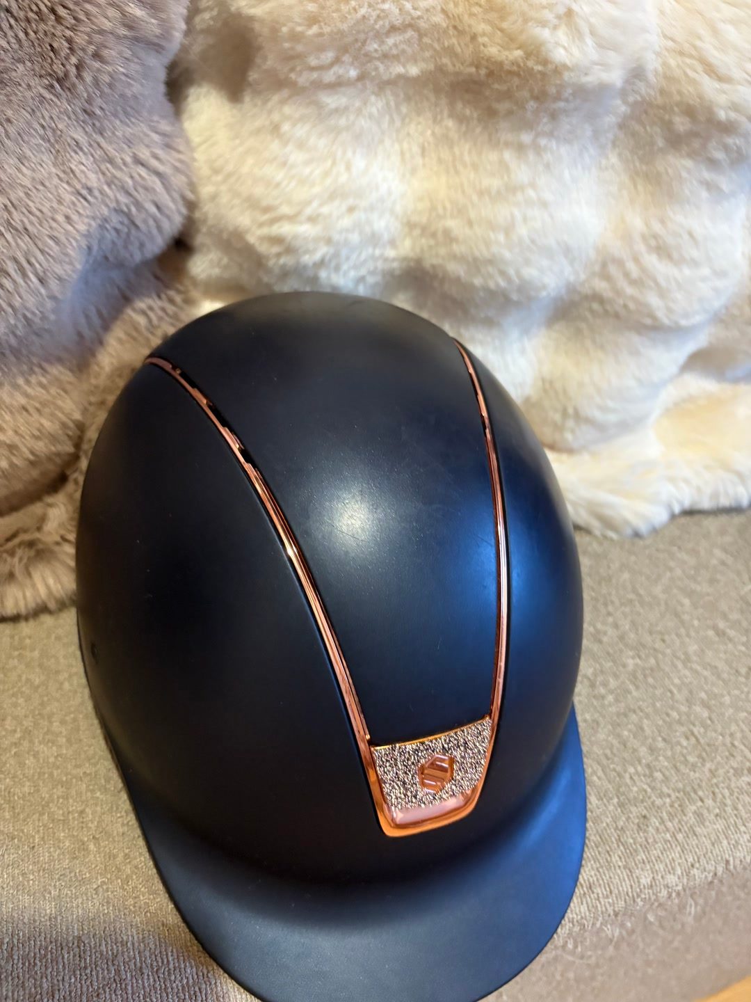 Casque Samshield bleu avec Swarovski, média 3