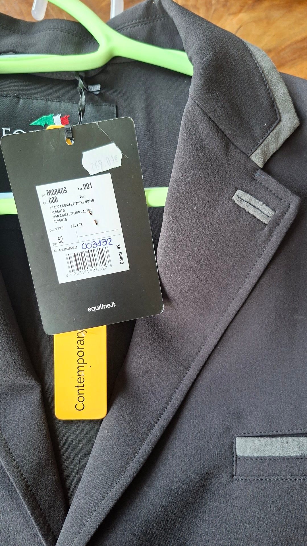 Veste de concours équitation Homme Equiline Alberto - Taille 52 (IT) / 46 (FR) - NEUVE, média 2