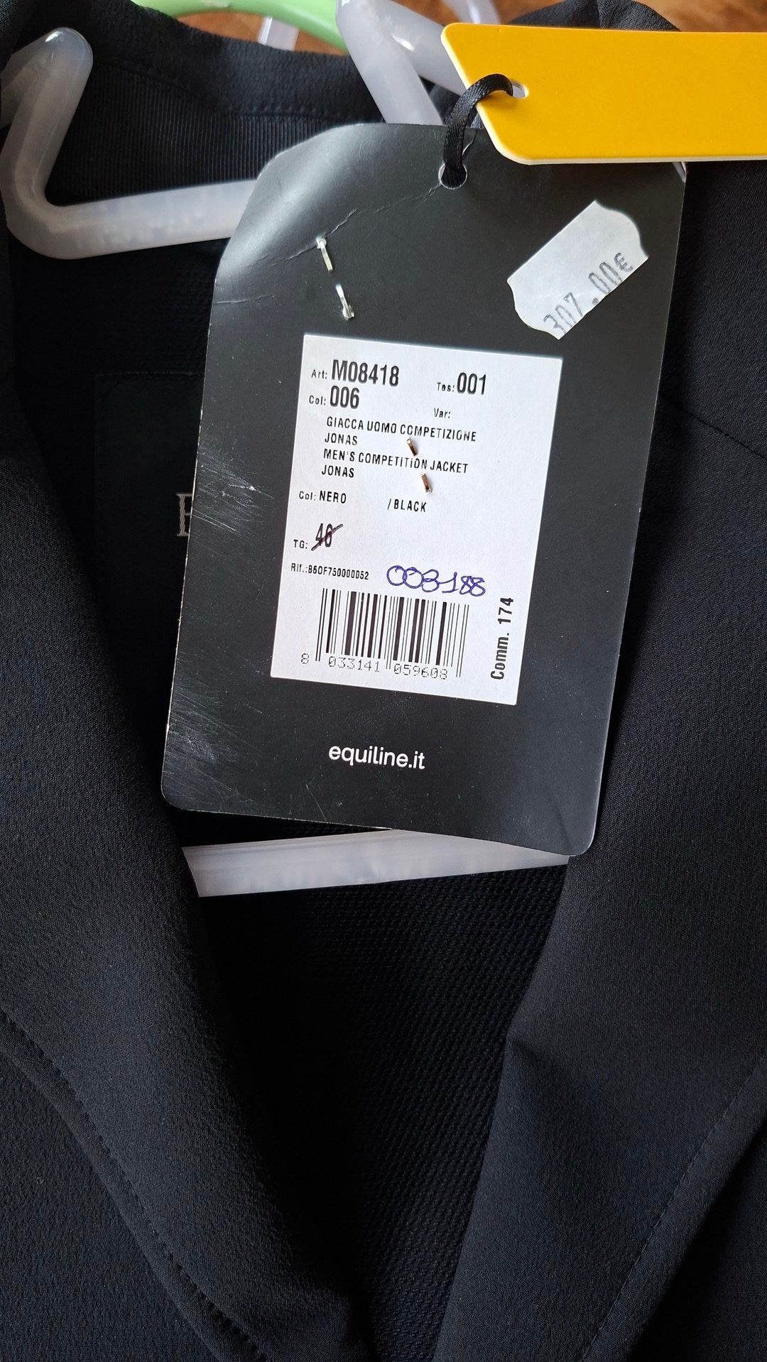 Veste de concours équitation Homme Equiline "Jonas" – NEUVE avec étiquette, média 2