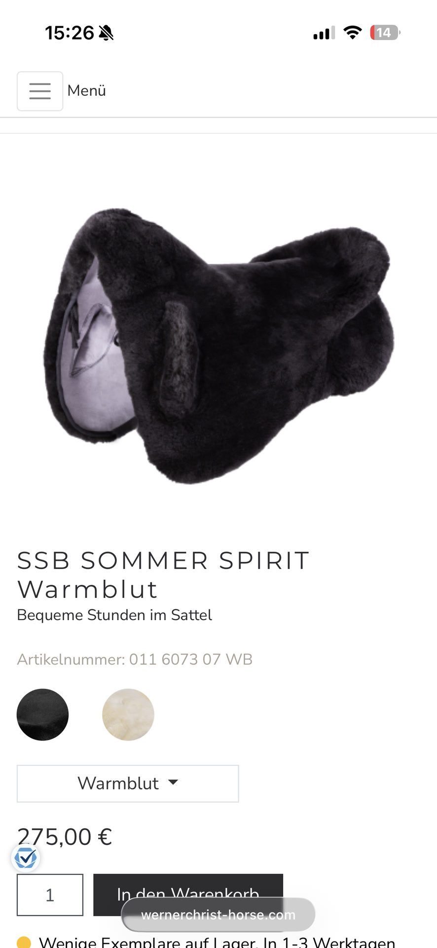 Housse de selle Sommer Spirit Werner Christ, média 6