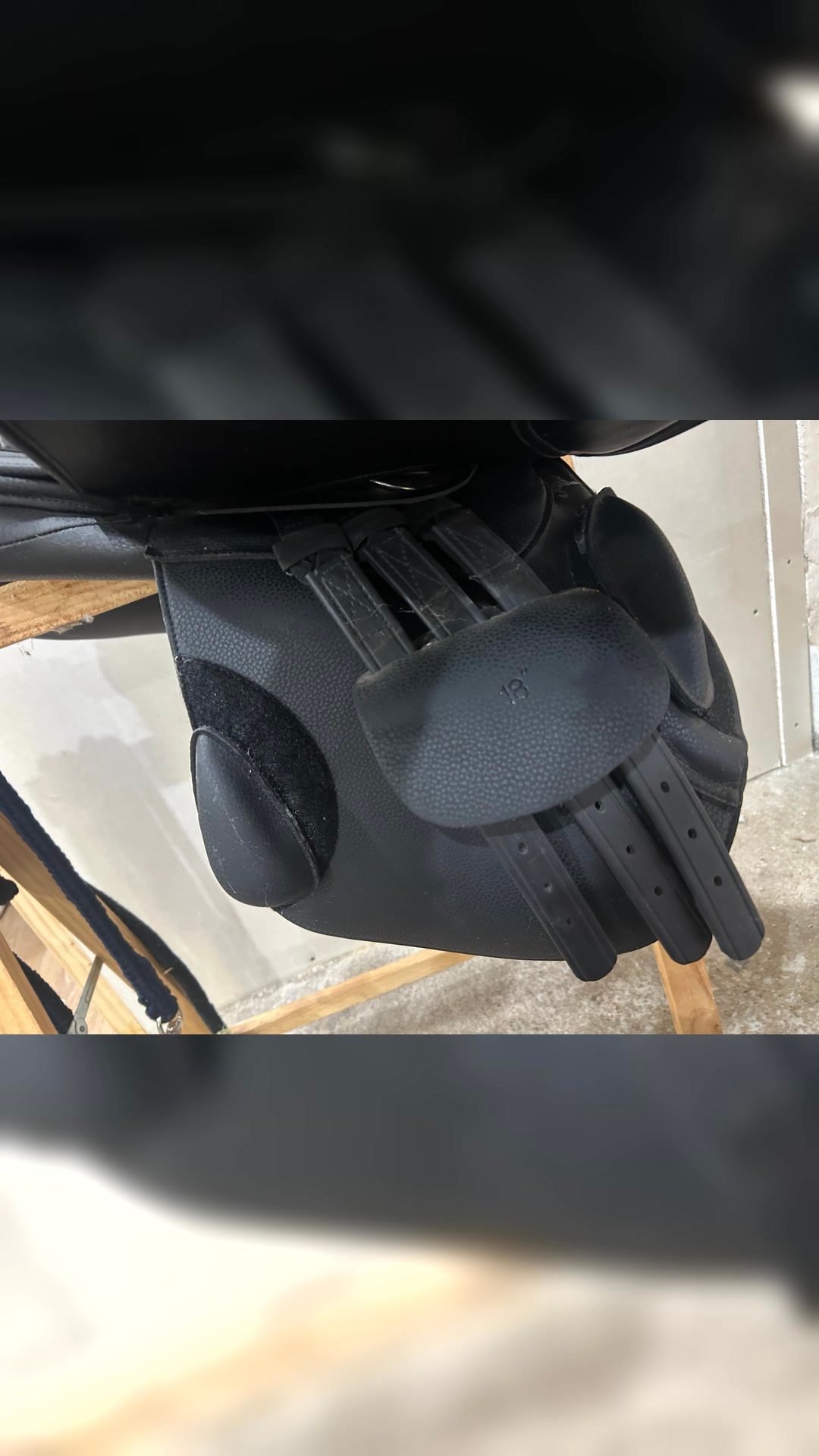 Selle Norton Pro Mix 18” – arçon bleu – quasi neuve, média 3