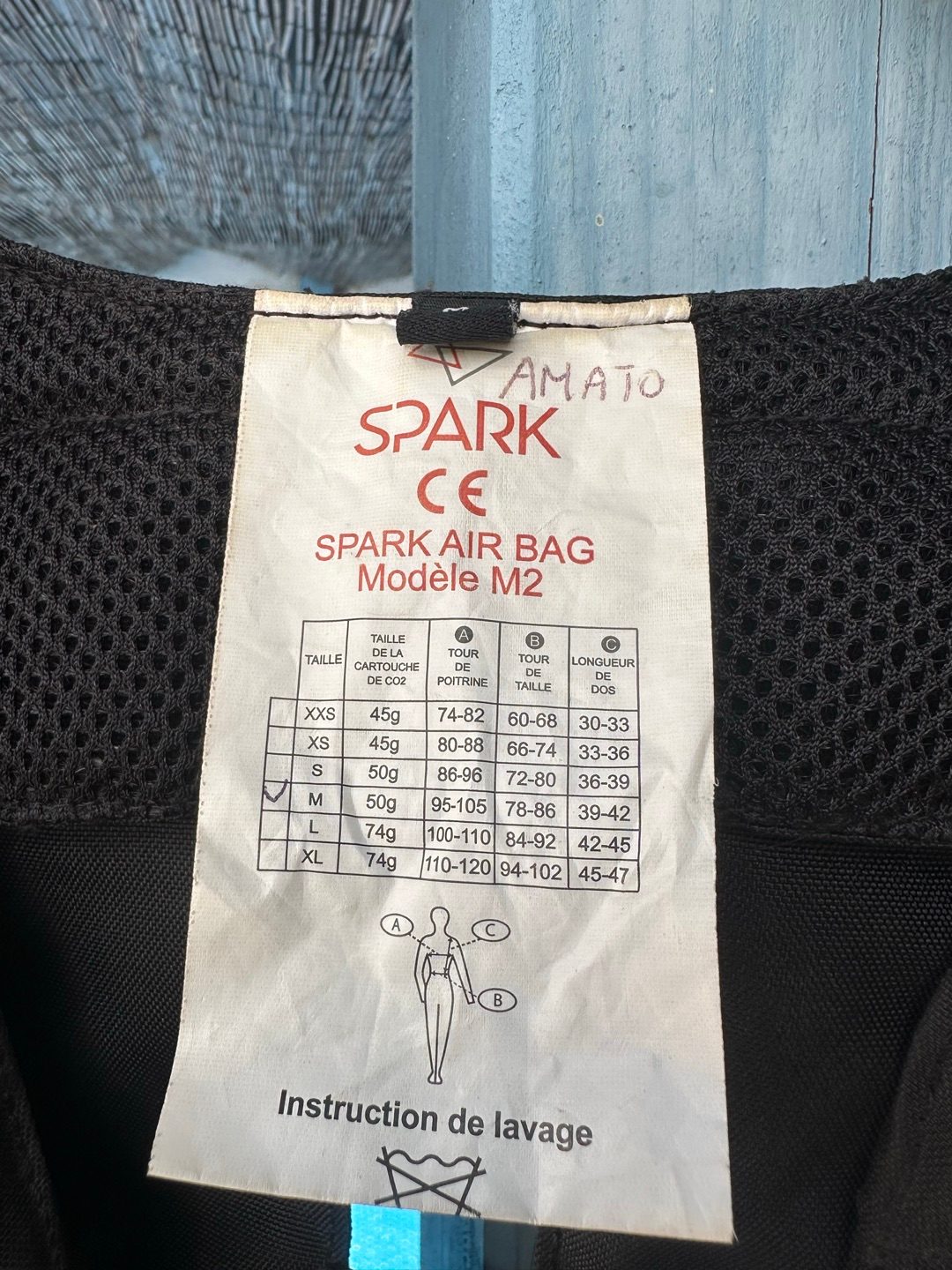 Gilet Airbag Spark, média 2