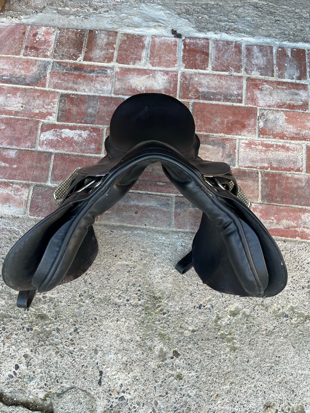 Selle d’équitation Waldhausen en cuir noir, média 3