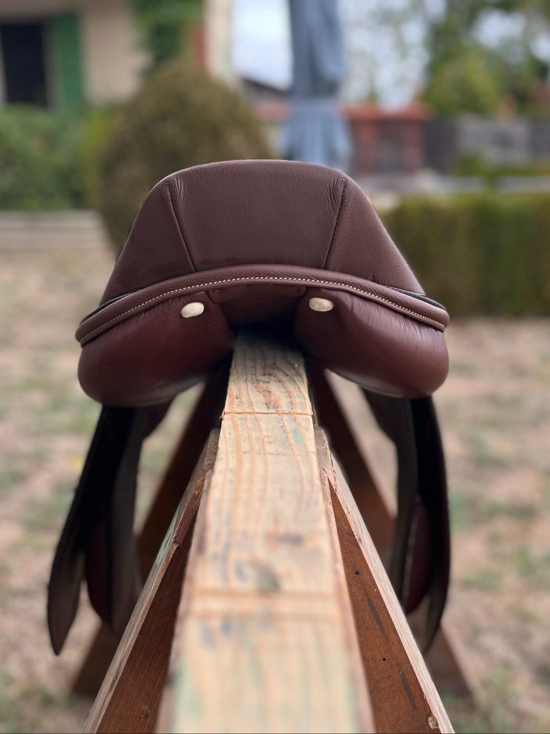 Selle mixte CHVTec 17” – Tabac – Très peu utilisée, média 3