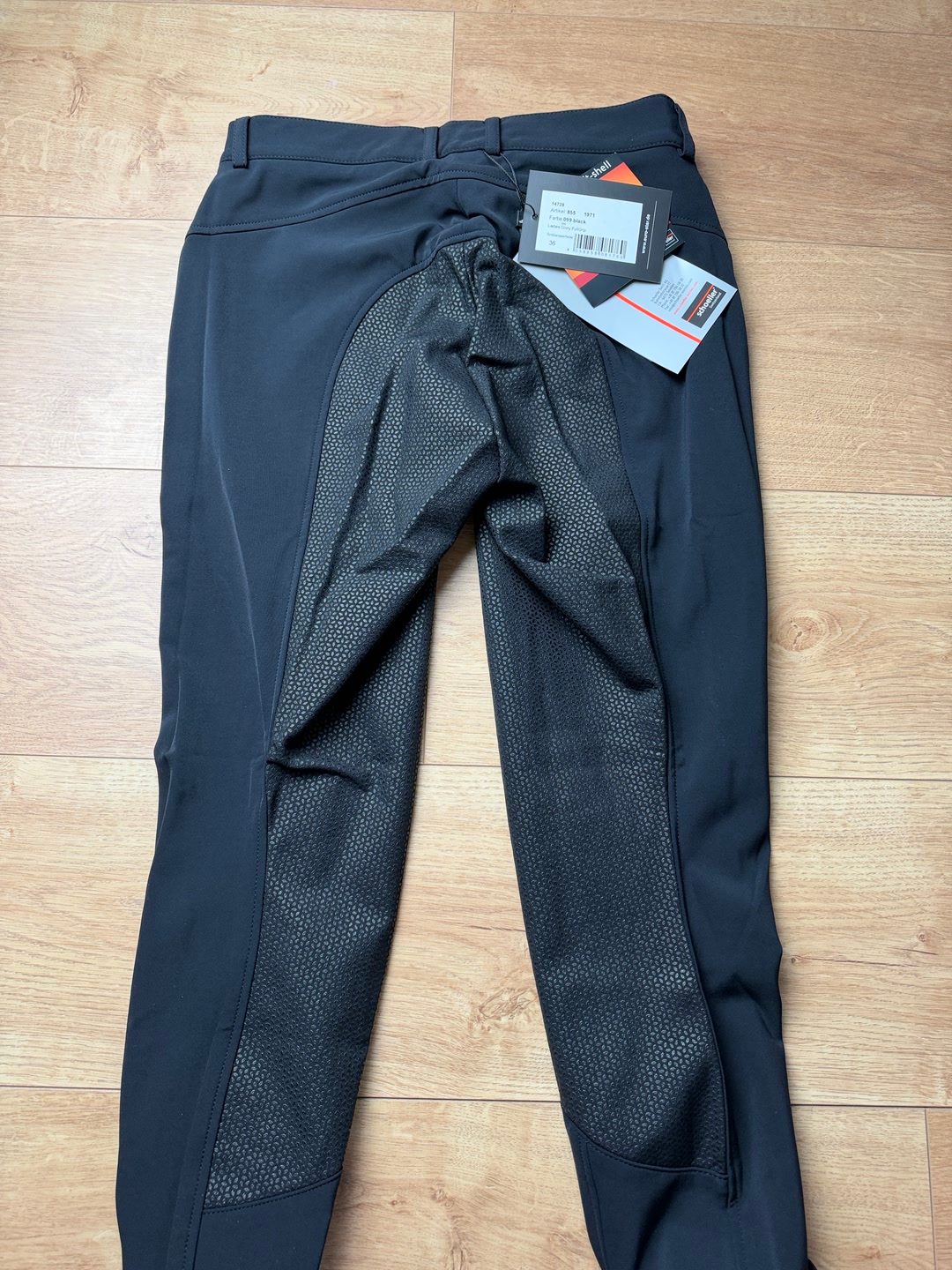 Pantalon legging d’équitation Eurostar | Noir | Full grip | FR34 | 0105, média 8