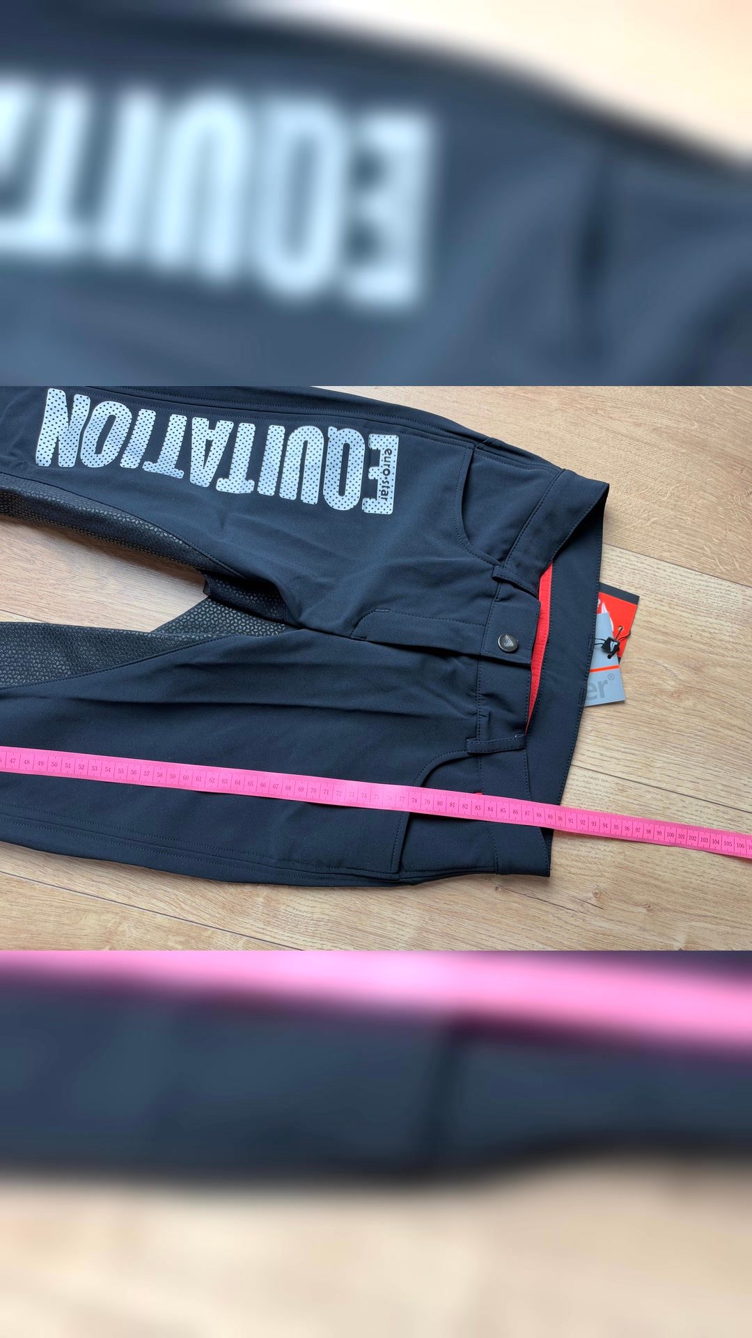 Pantalon legging d’équitation Eurostar | Noir | Full grip | FR34 | 0105, média 9