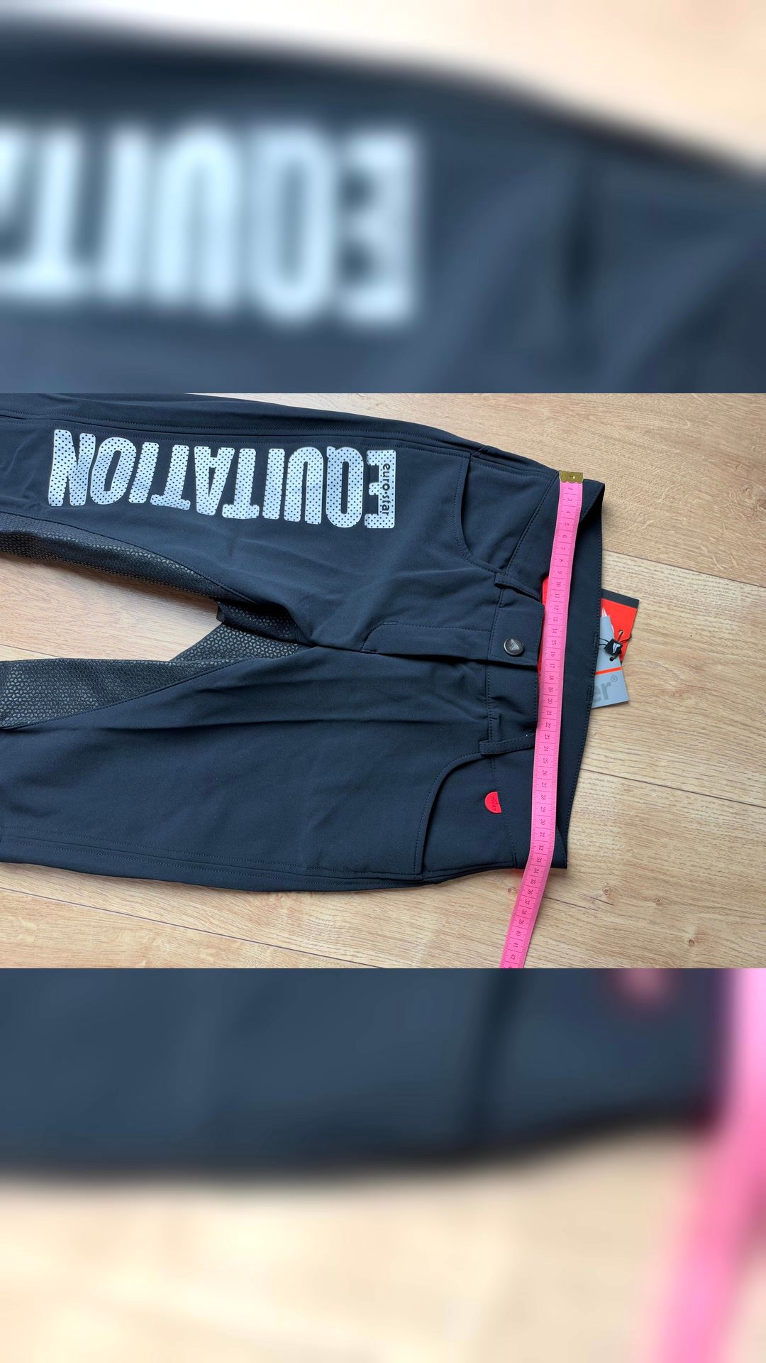 Pantalon legging d’équitation Eurostar | Noir | Full grip | FR34 | 0105, média 10