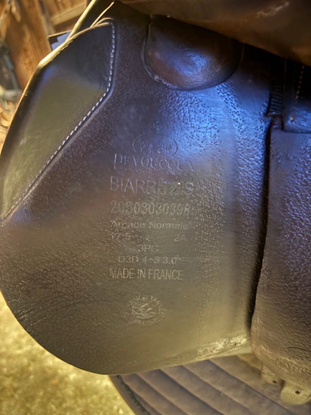 Selle Devoucoux Biarritz 17.5, média 3