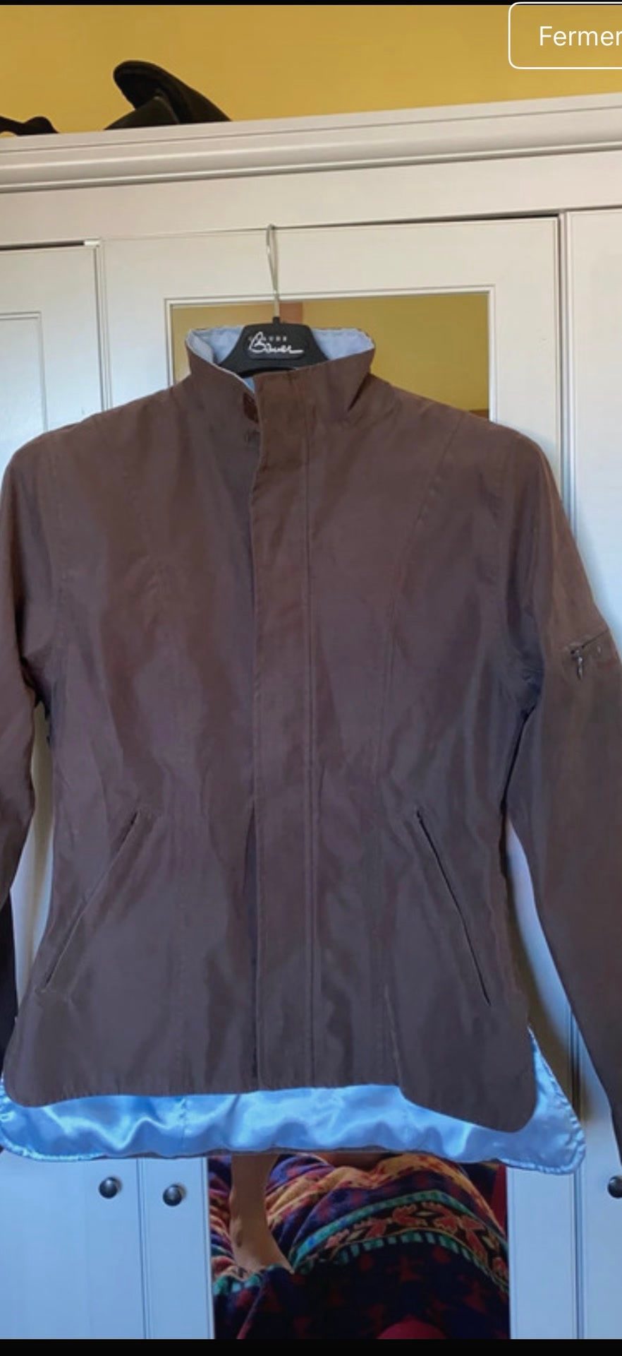 Veste de concours marron, média 3