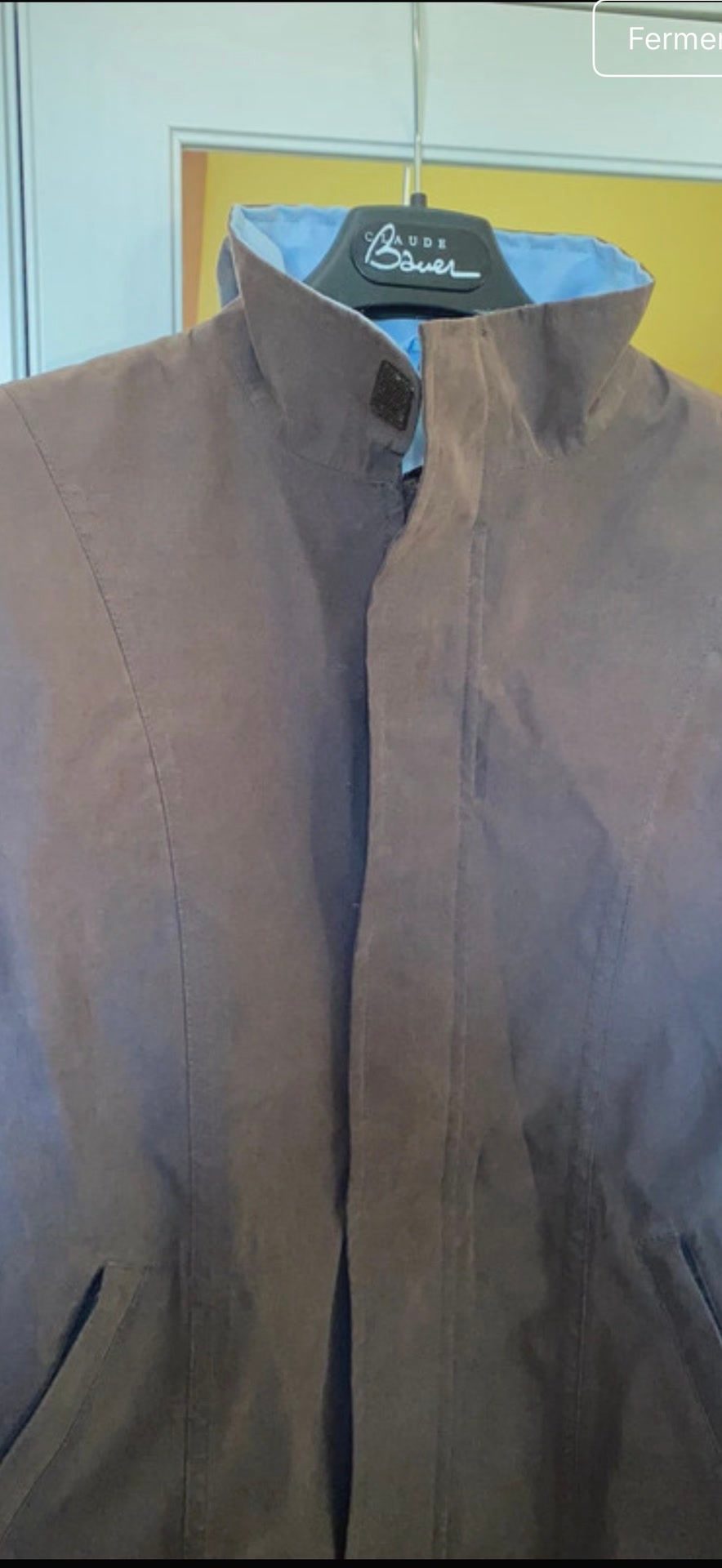 Veste de concours marron, média 2