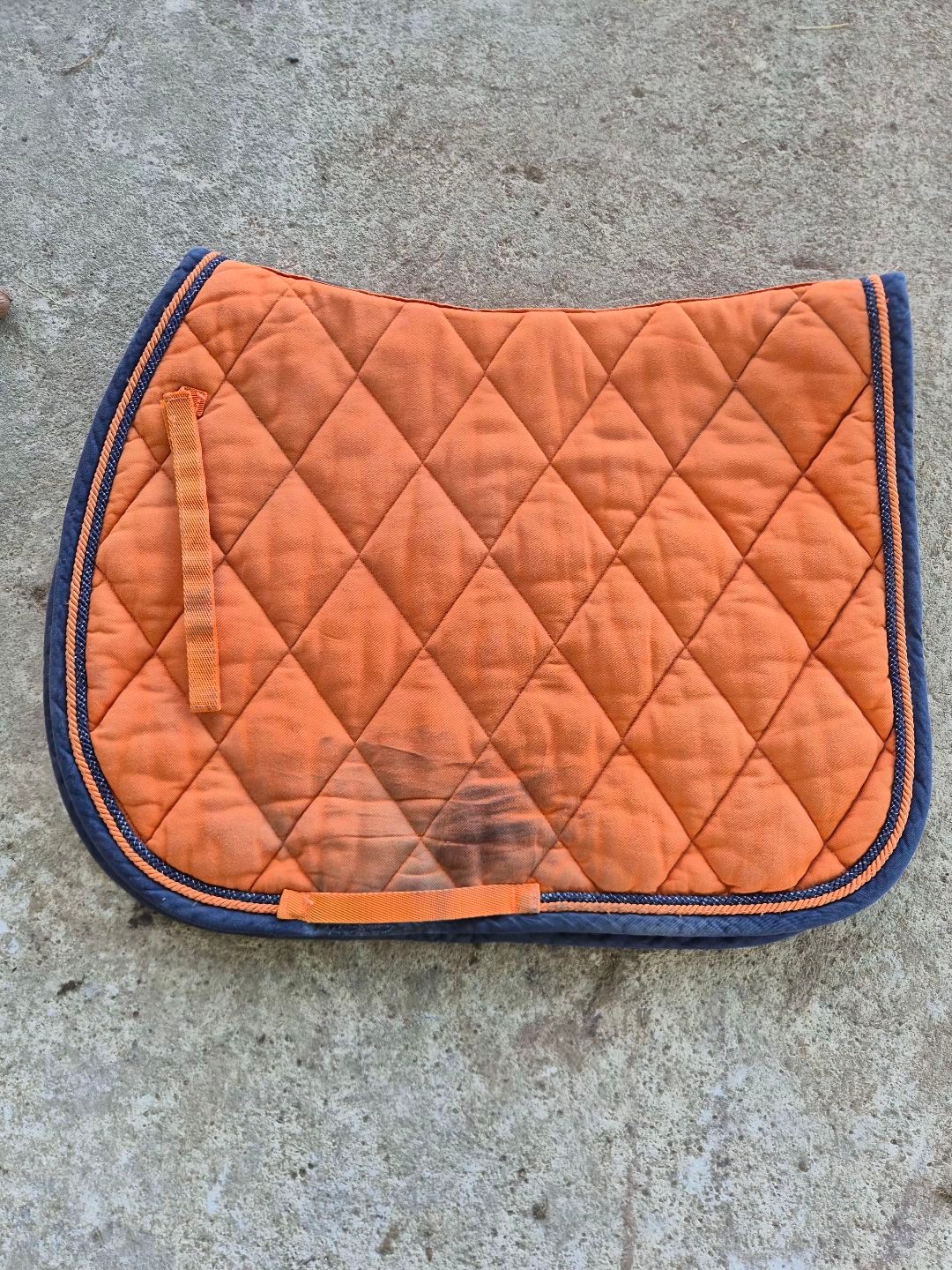 Tapis de selle BR orange, média 3