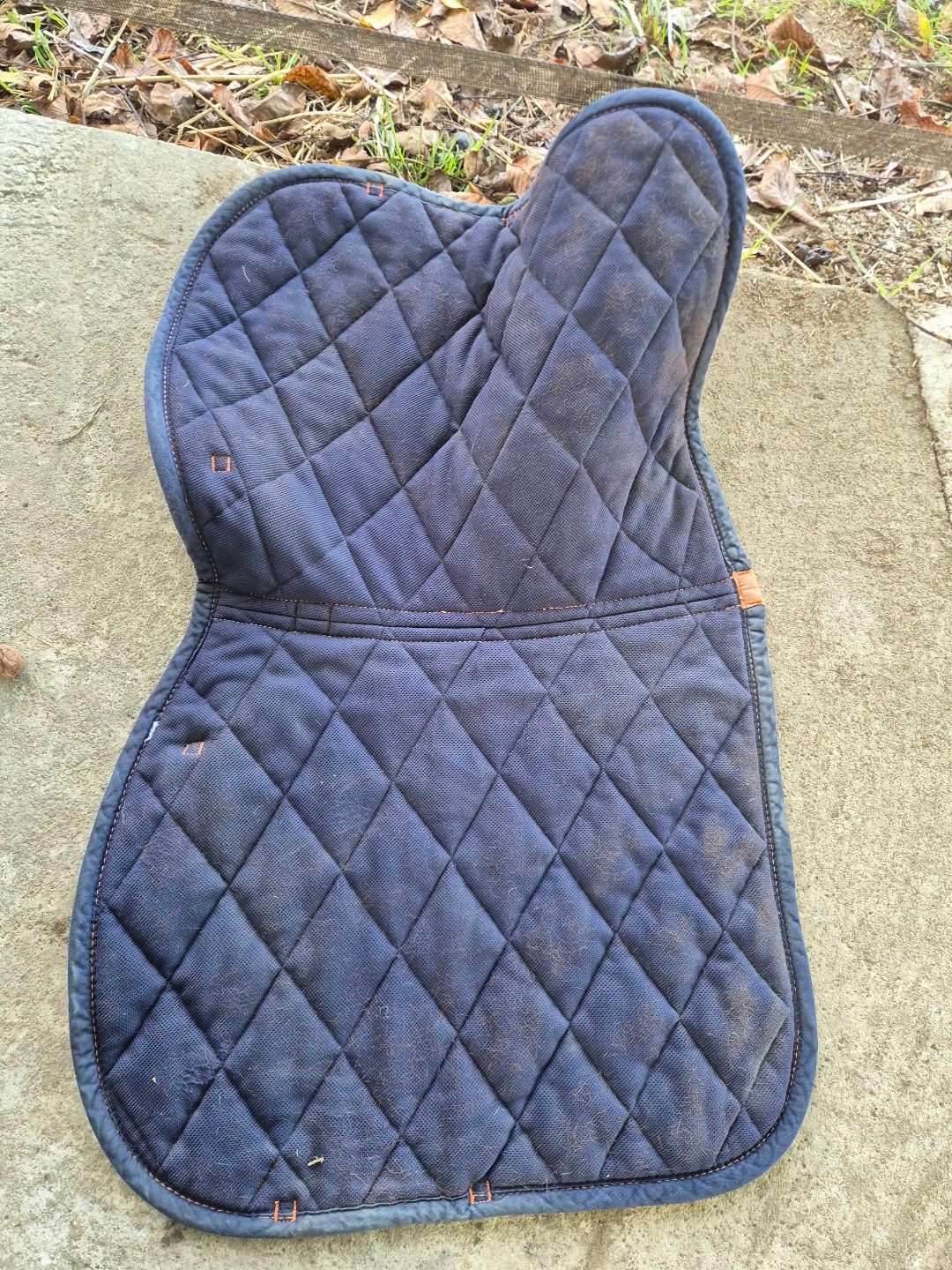 Tapis de selle BR orange, média 2