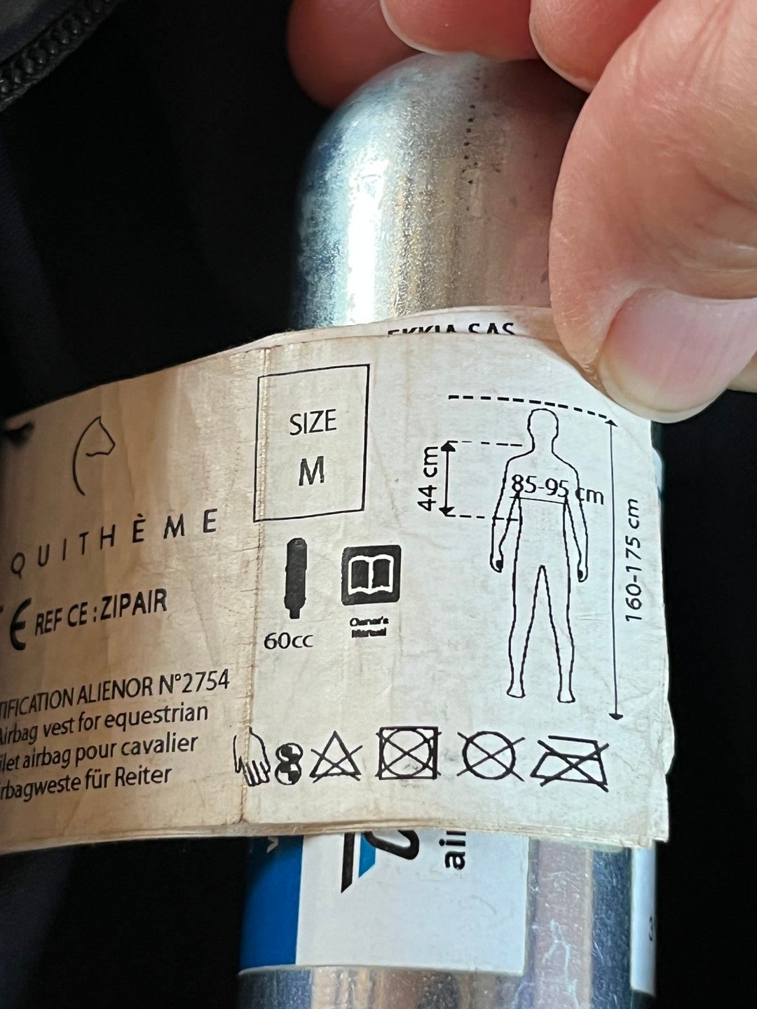 Gilet airbag marque Élite de chez Equitheme, média 5