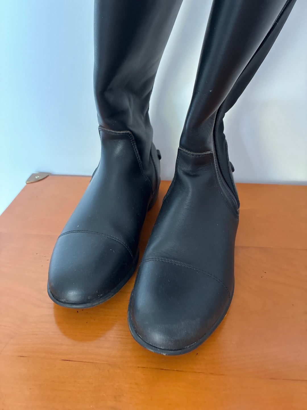 Bottes cavalières cuir, média 2