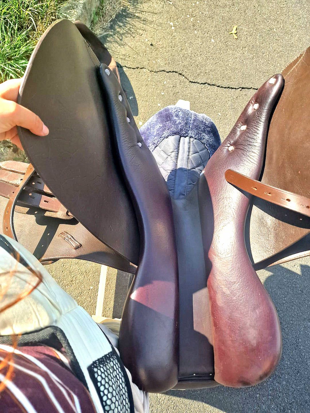 Selle mixte Ronzon marron, média 9