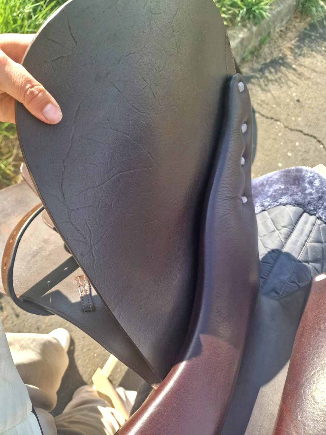 Selle mixte Ronzon marron, média 6