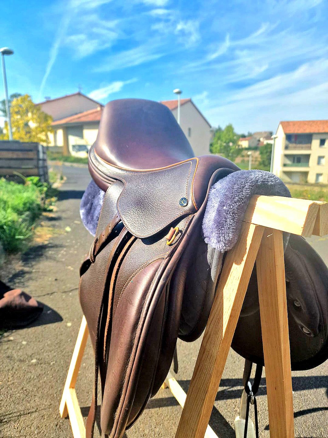 Selle mixte Ronzon marron, média 8