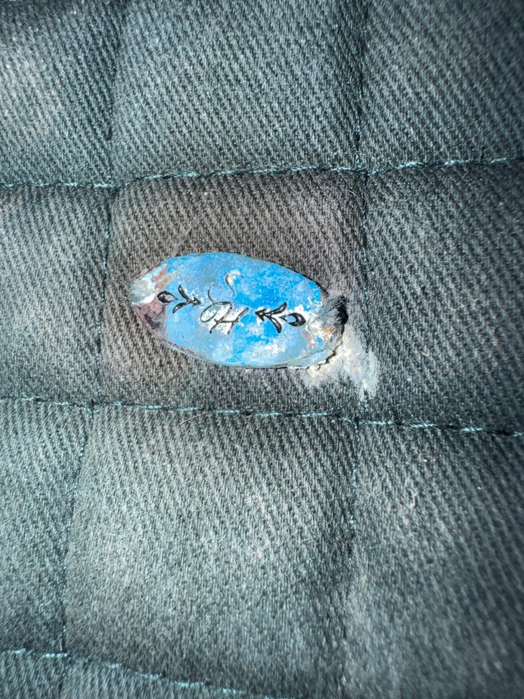 Tapis de selle vert, média 4