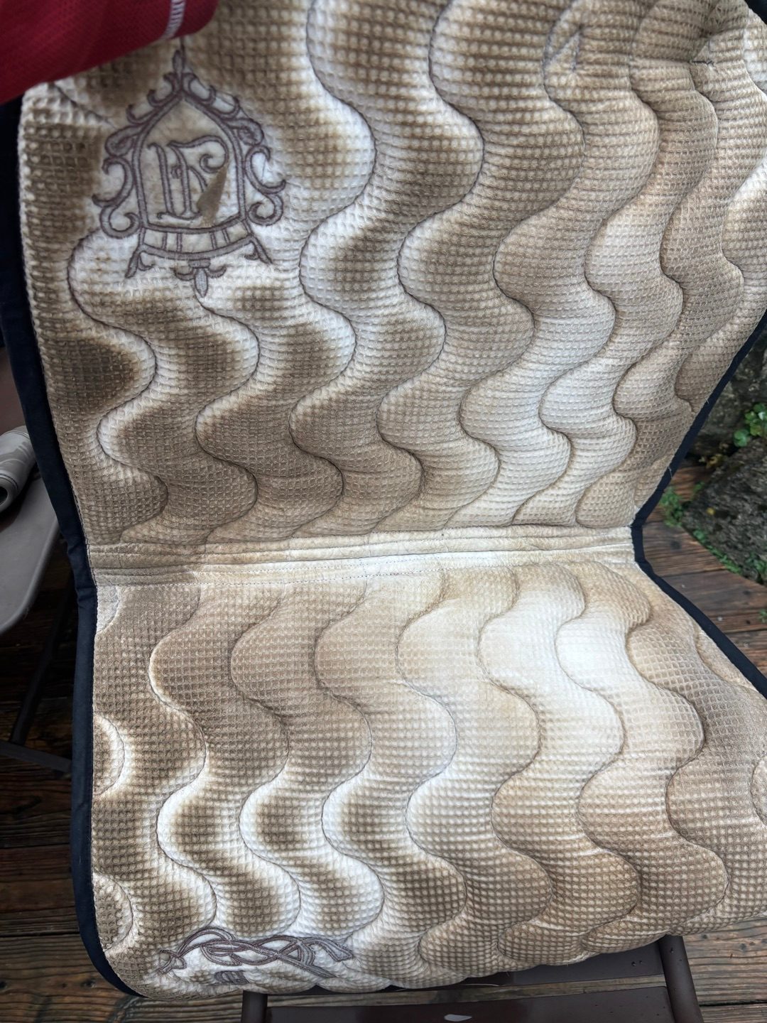 Tapis Pénélope Leprevost bleu marine et rose gold, média 4