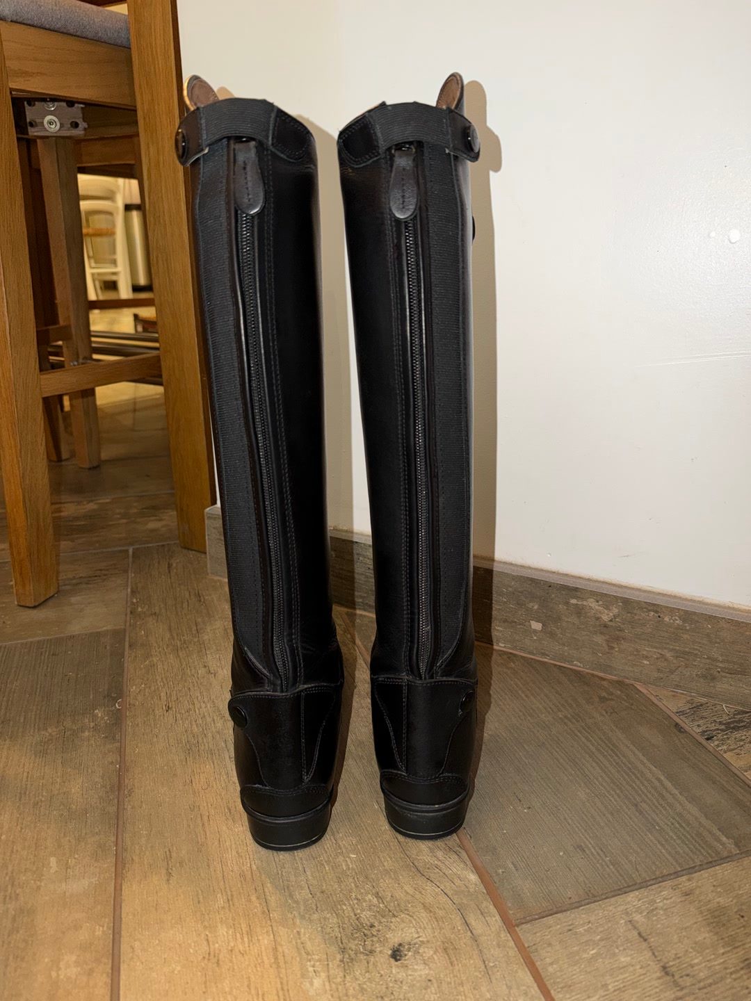 Bottes d’équitation Equithème en cuir noir – Taille 38 S, média 3
